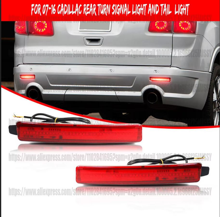 Reflector 5 In 1 - 2PCS Red LED Rear Reflector Tail