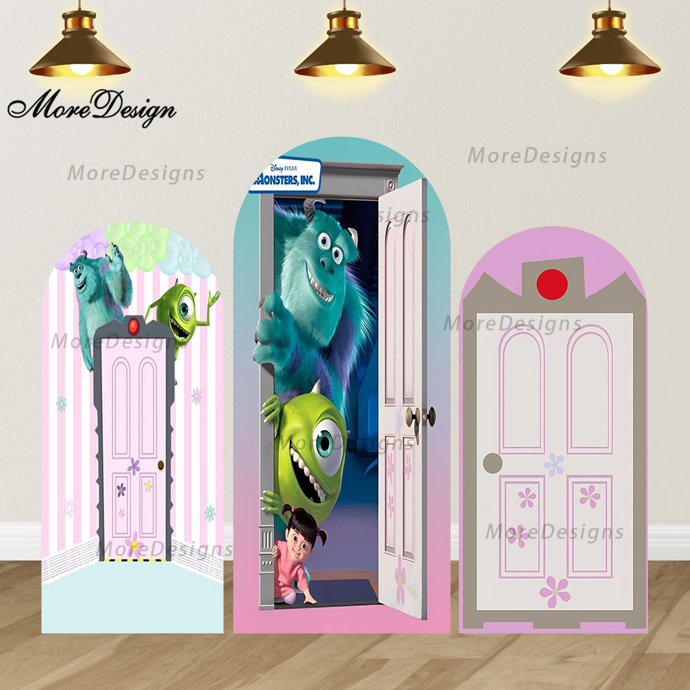 Photography University - Monsters University Arch Photo Backdrop Kids