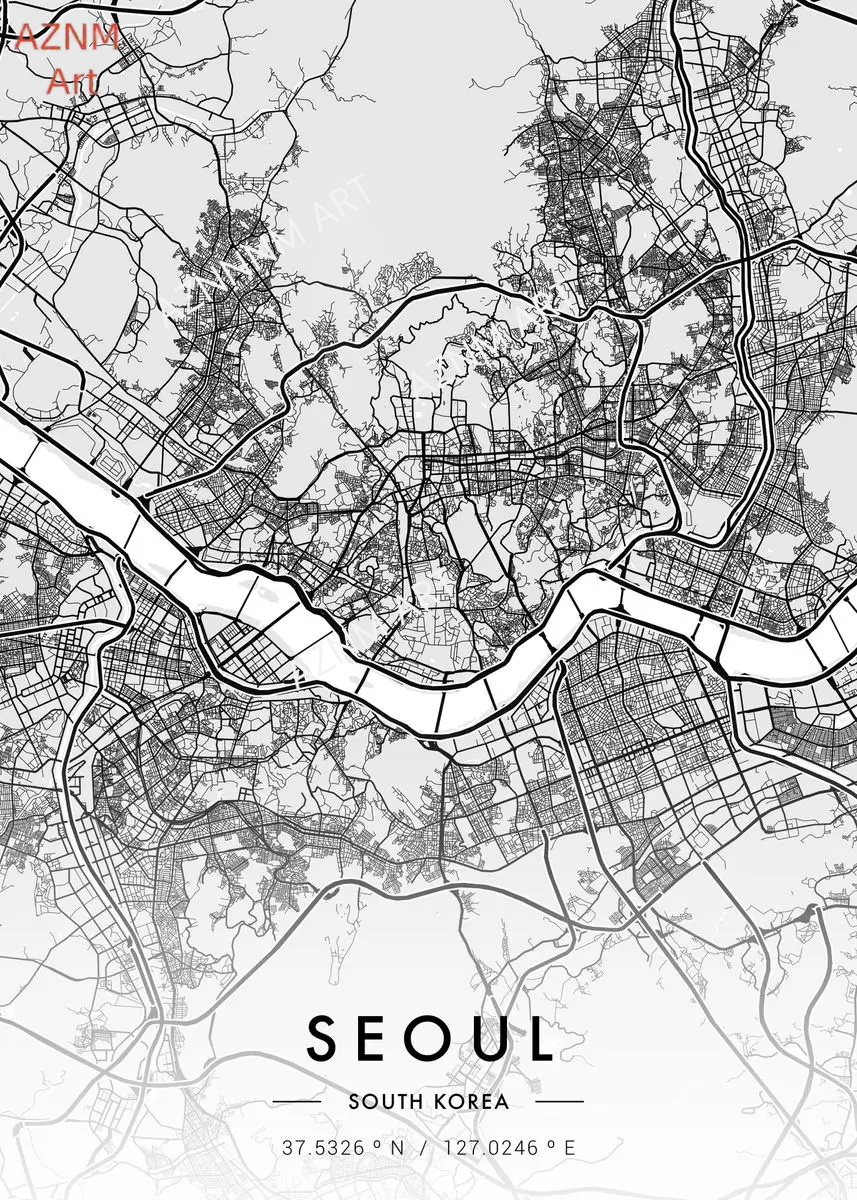 City Map Artwork Poster Paris  – обзор и цена Photography Black And White