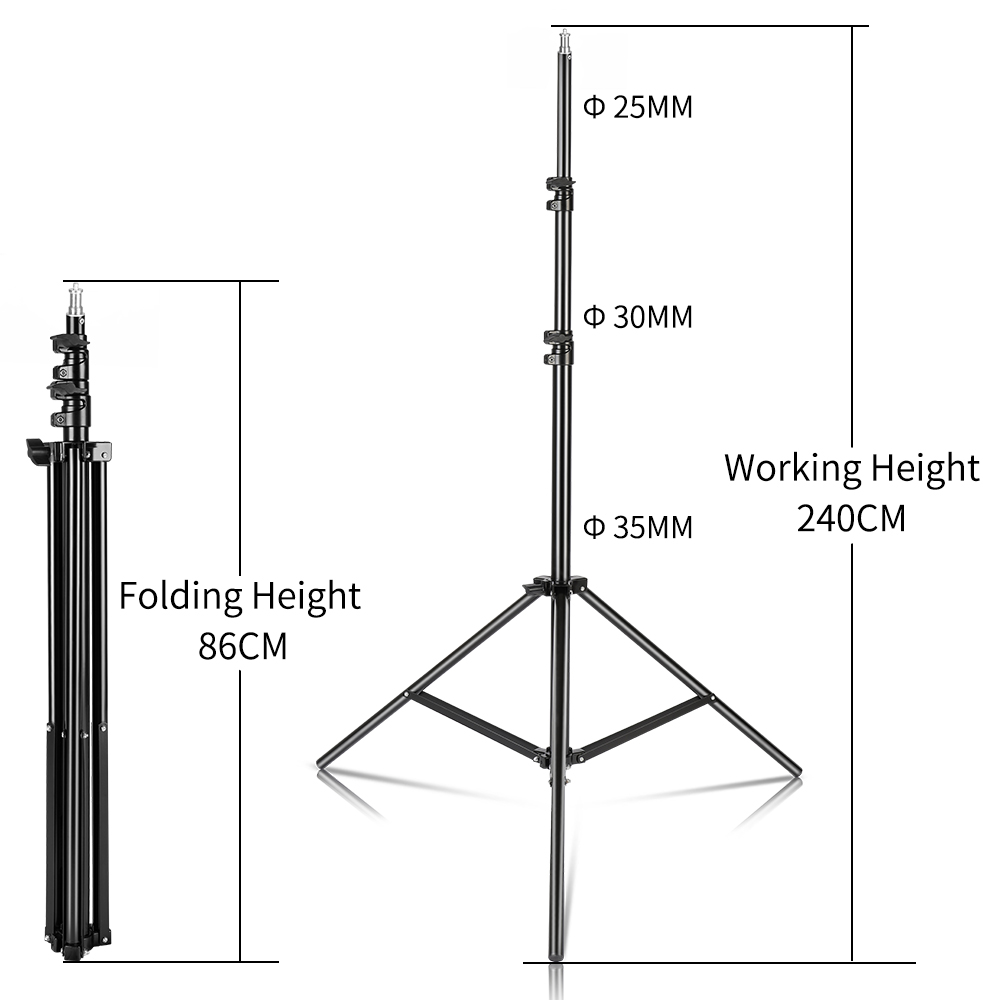 240CM/7.9FT 1/4 Screw Photogra – обзор и цена Photography Umbrella Lighting Kit
