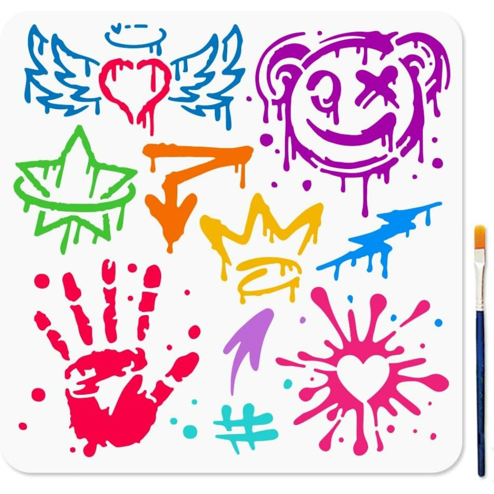 Graffiti Stencil for Painting  – обзор и цена Photography Techniques