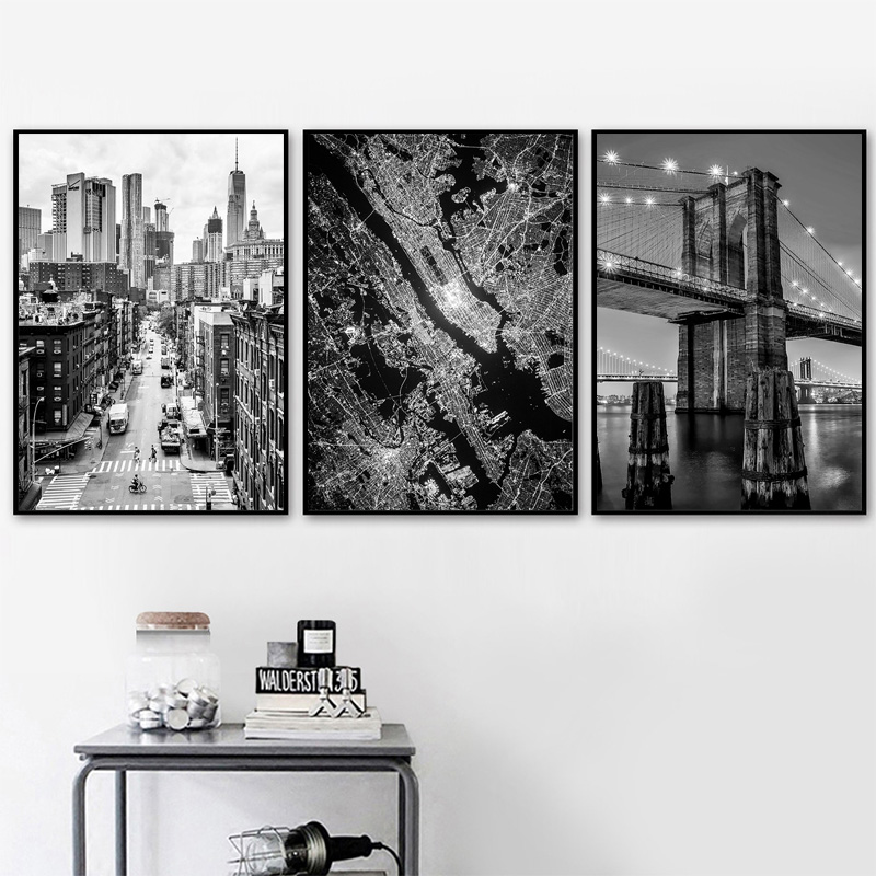 1pc frameless Canvas painting  – обзор и цена Photography Black And White