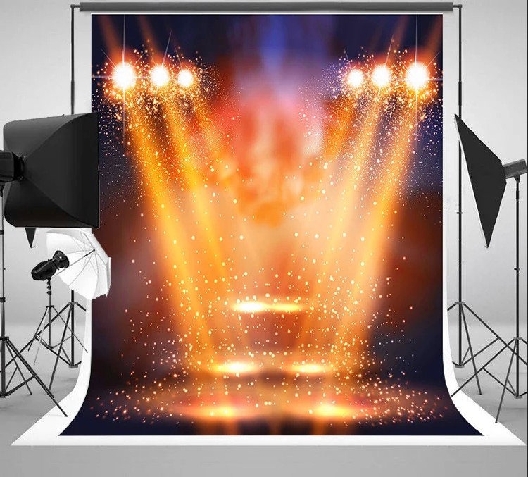 dj gold led stage bokeh neon l – обзор и цена Photography Awards