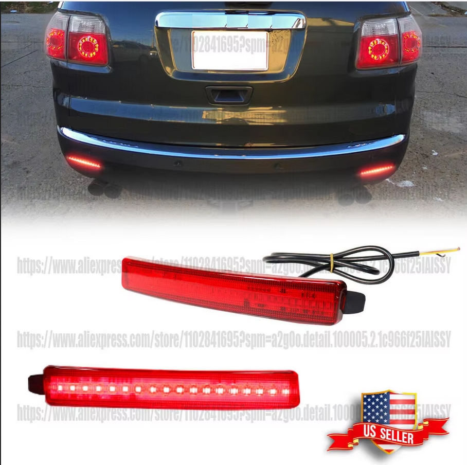 2PCS Red LED Rear Reflector Ta – обзор и цена Reflector 5 In 1