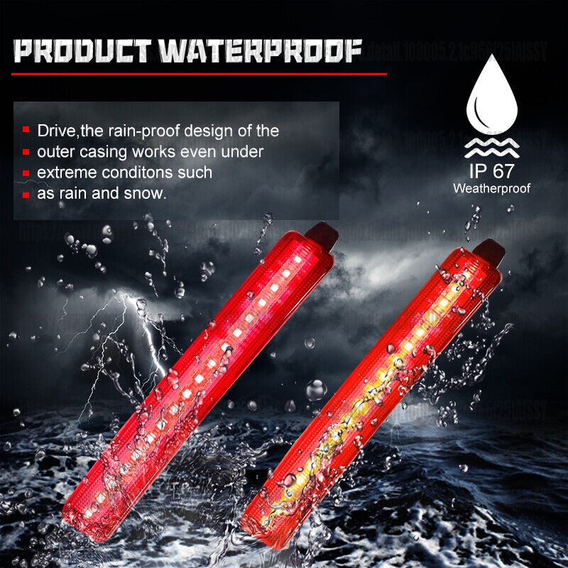 2PCS Red LED Rear Reflector Ta – обзор и цена Reflector 5 In 1