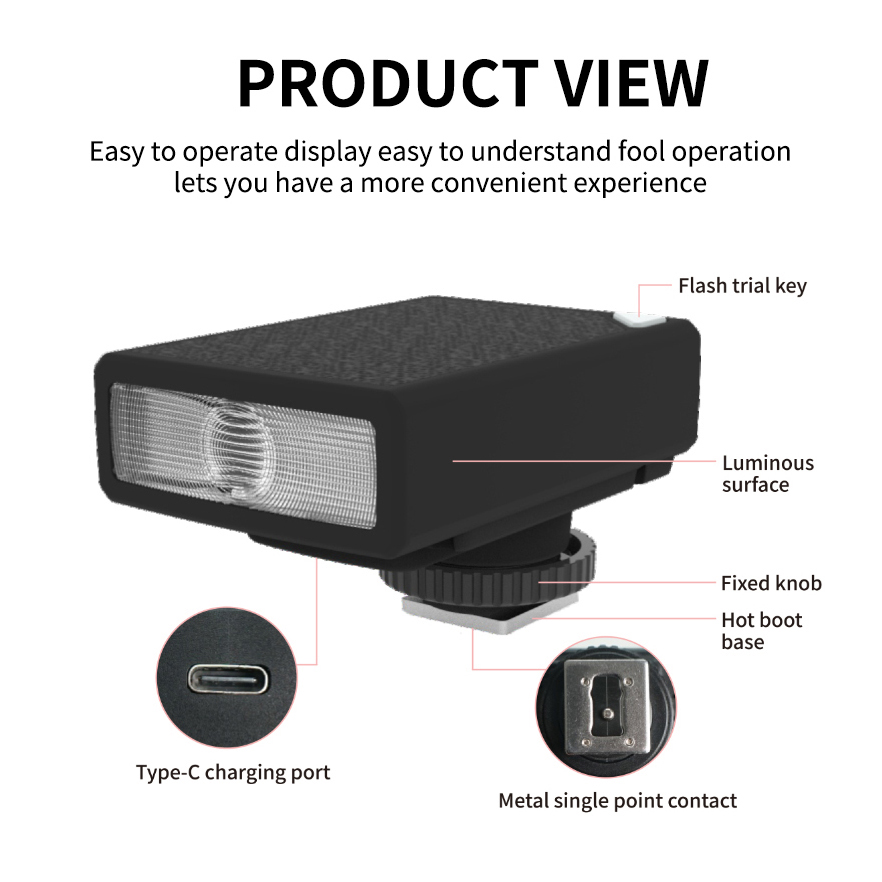 LINIM QU13 Mini Camera Flash S – обзор и цена Speedlite Flash External