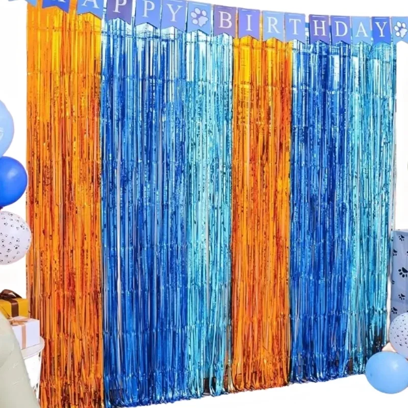 Foil Fringe Curtains Birthday  – обзор и цена Photography Website