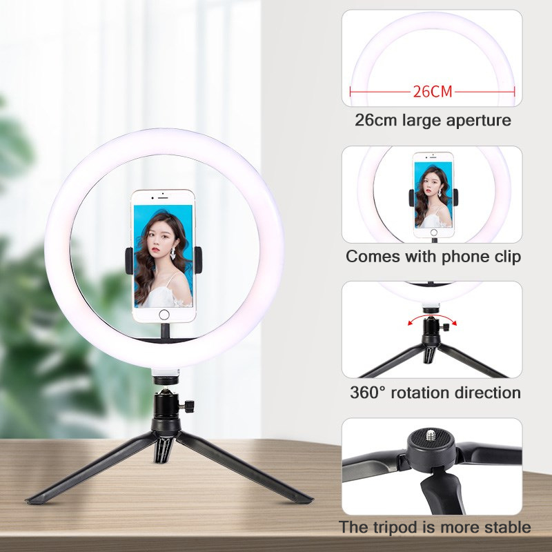 26cm 10 inch Led Ring Selfie L – обзор и цена Photography Umbrella Lighting Kit