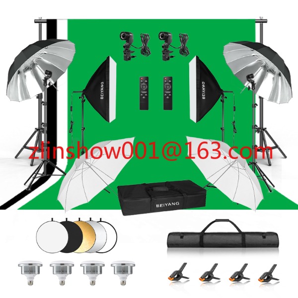 Photo Studio Equipment 2.6*3m/ – обзор и цена Photography Umbrella Lighting Kit