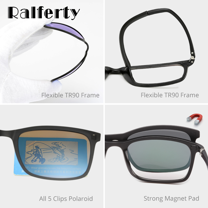 Ralferty Polarized Sunglasses  – обзор и цена Reflector 5 In 1