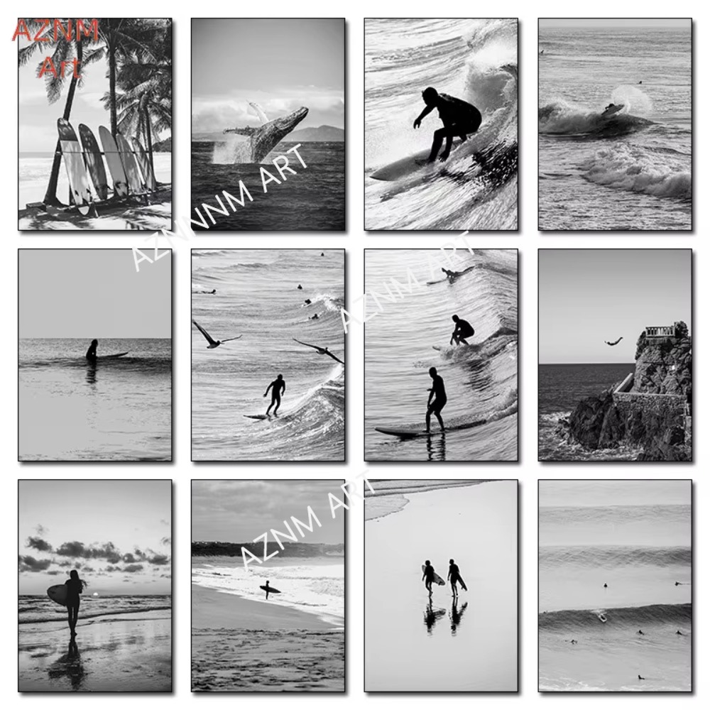 1PC ，Fine Surfing Black and Wh – обзор и цена Photography Black And White