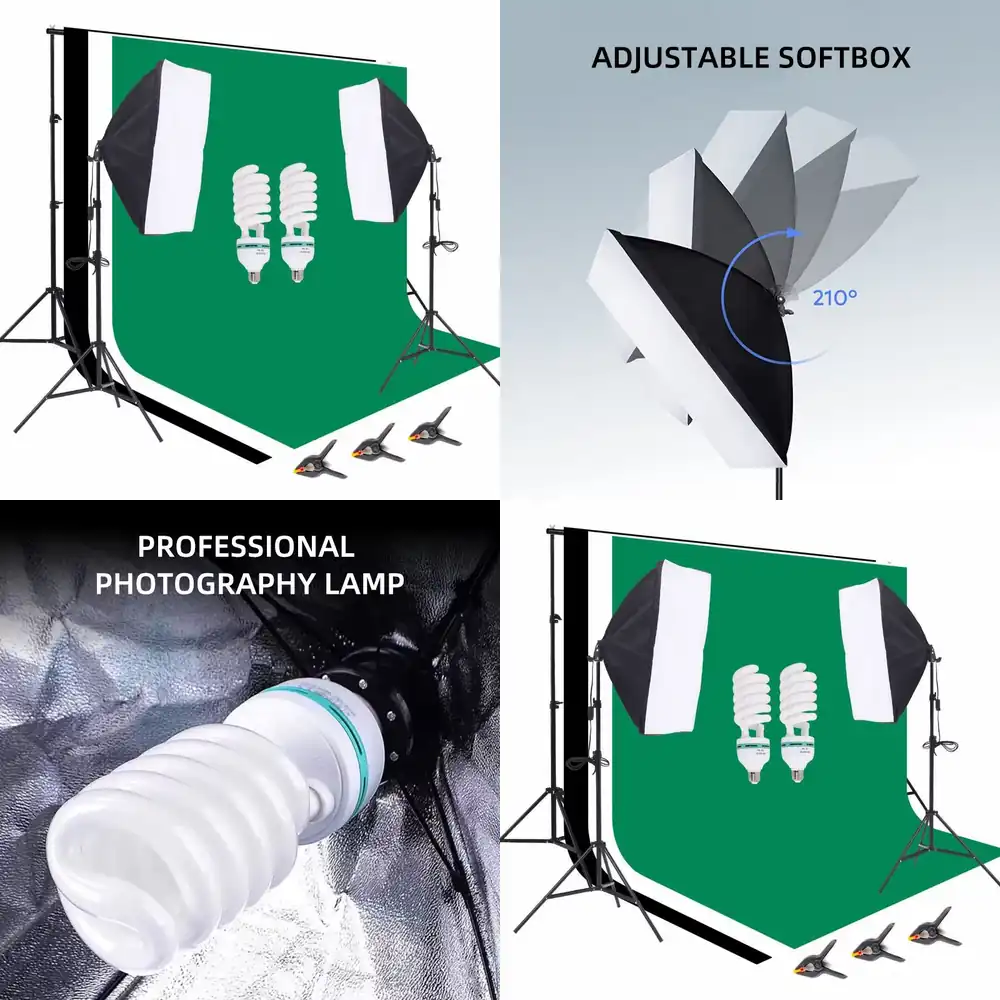 1 Photo Studio Equipment 2.6*3 – обзор и цена Photography Umbrella Lighting Kit