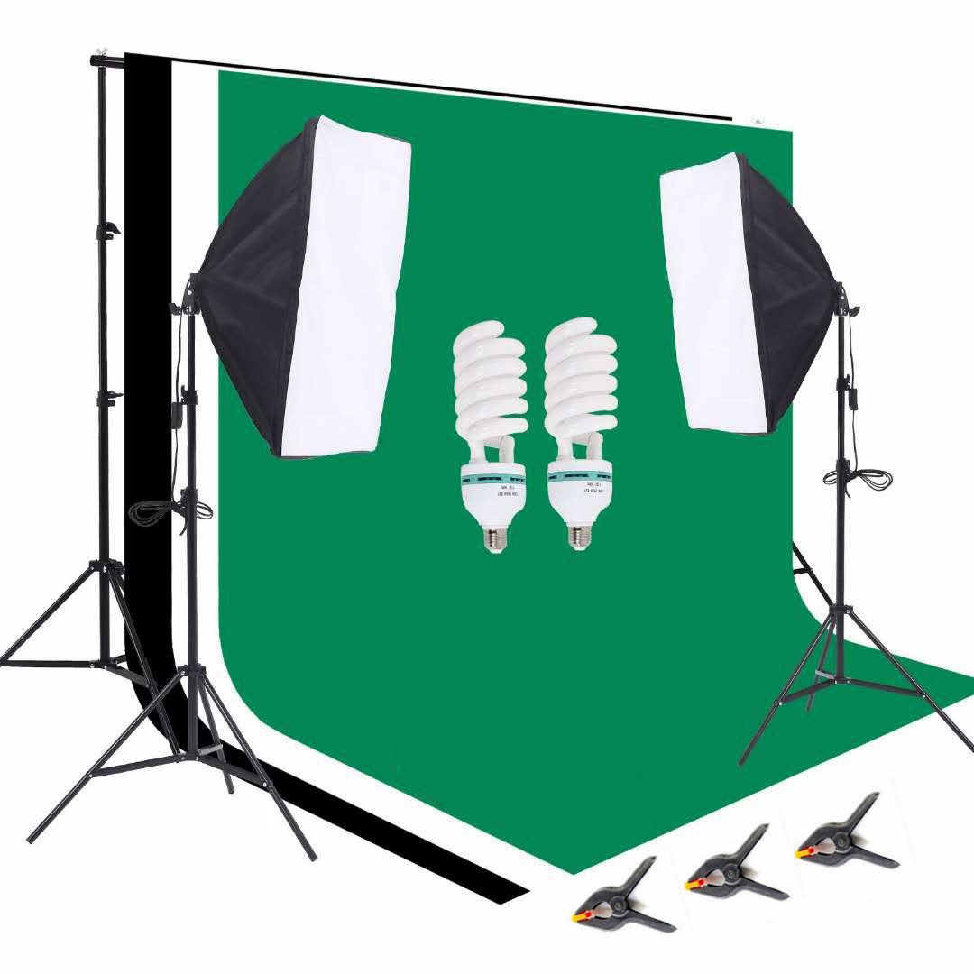 1 Photo Studio Equipment 2.6*3 – обзор и цена Photography Umbrella Lighting Kit