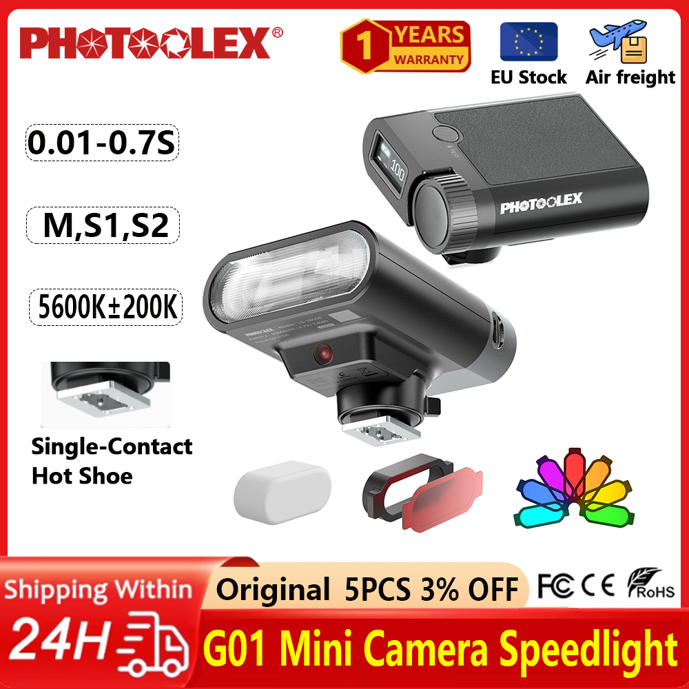 PHOTOOLEX G01 Mini Speedlight  – обзор и цена Speedlite Flash External