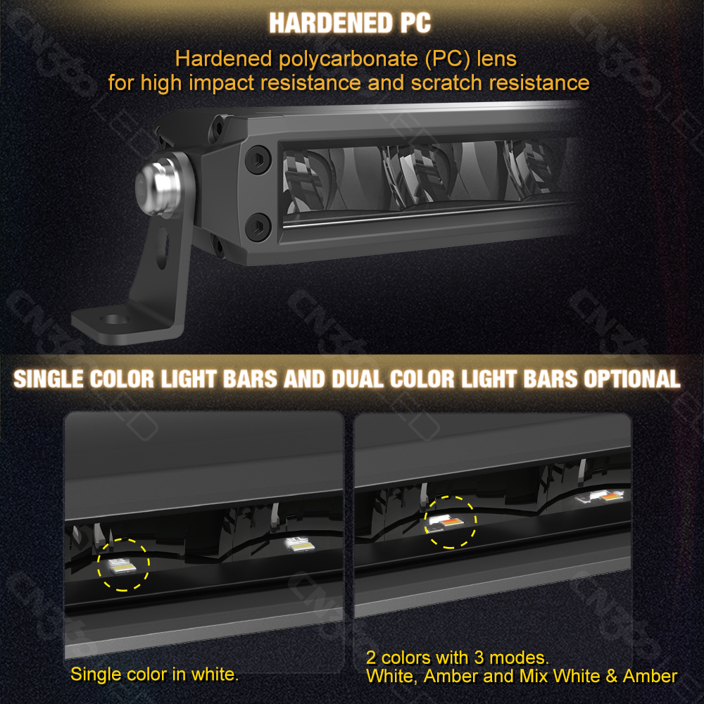 CN360 Single Row LED Light Bar – обзор и цена Reflector 5 In 1