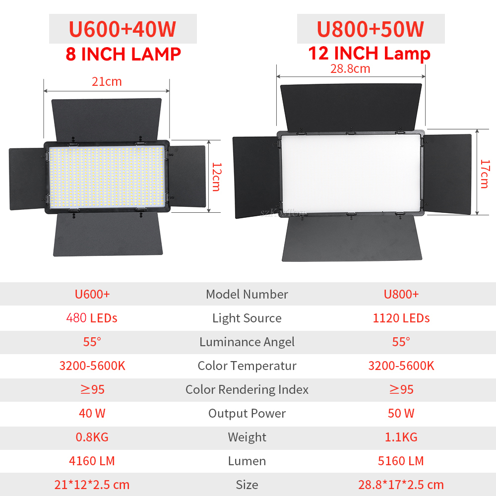 U800 U600 LED Photo Studio Vid – обзор и цена Photography Umbrella Lighting Kit